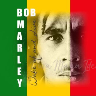 ESTAMPA MI-002 Bob Marley, "Wake up"